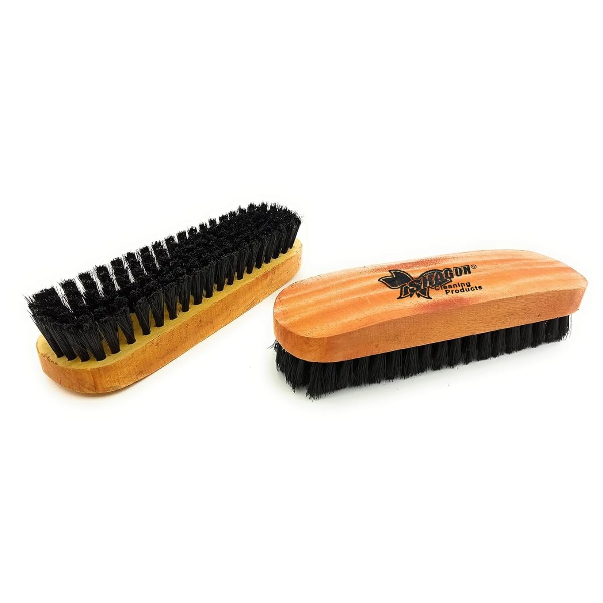 SHAGUN Wooden Shoe Polish Brush Premium Soft Bristle Shoe Cleaning & Buffing Brush Ideal for Leather & Suede Shoe Care (1)